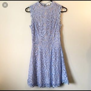 Francesca’s serafina periwinkle lace dress M